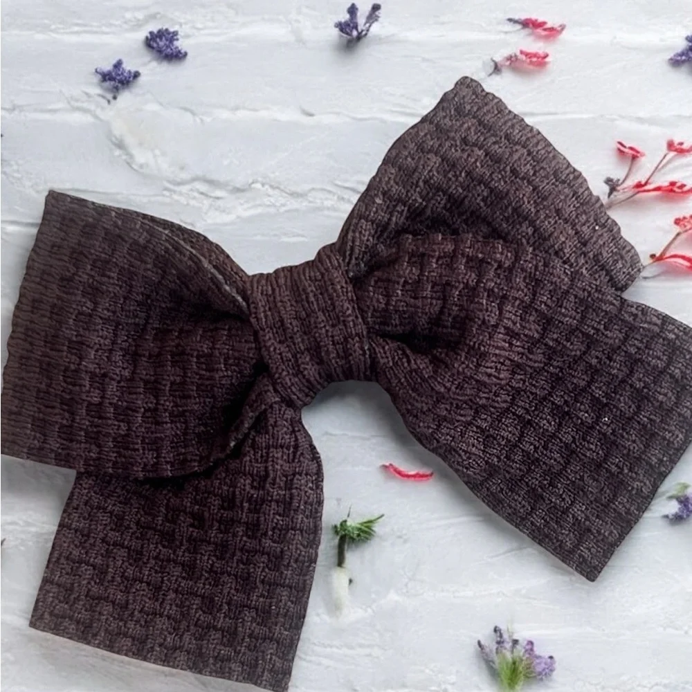 Waffle Mini Kids Set of 2 Hair Bows
